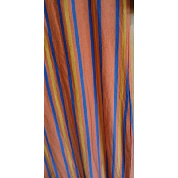 LuLaRoe Julia Bodycon Orange/Blue/Yellow Stripped Dress Womens 2XL - Picture 6 of 16